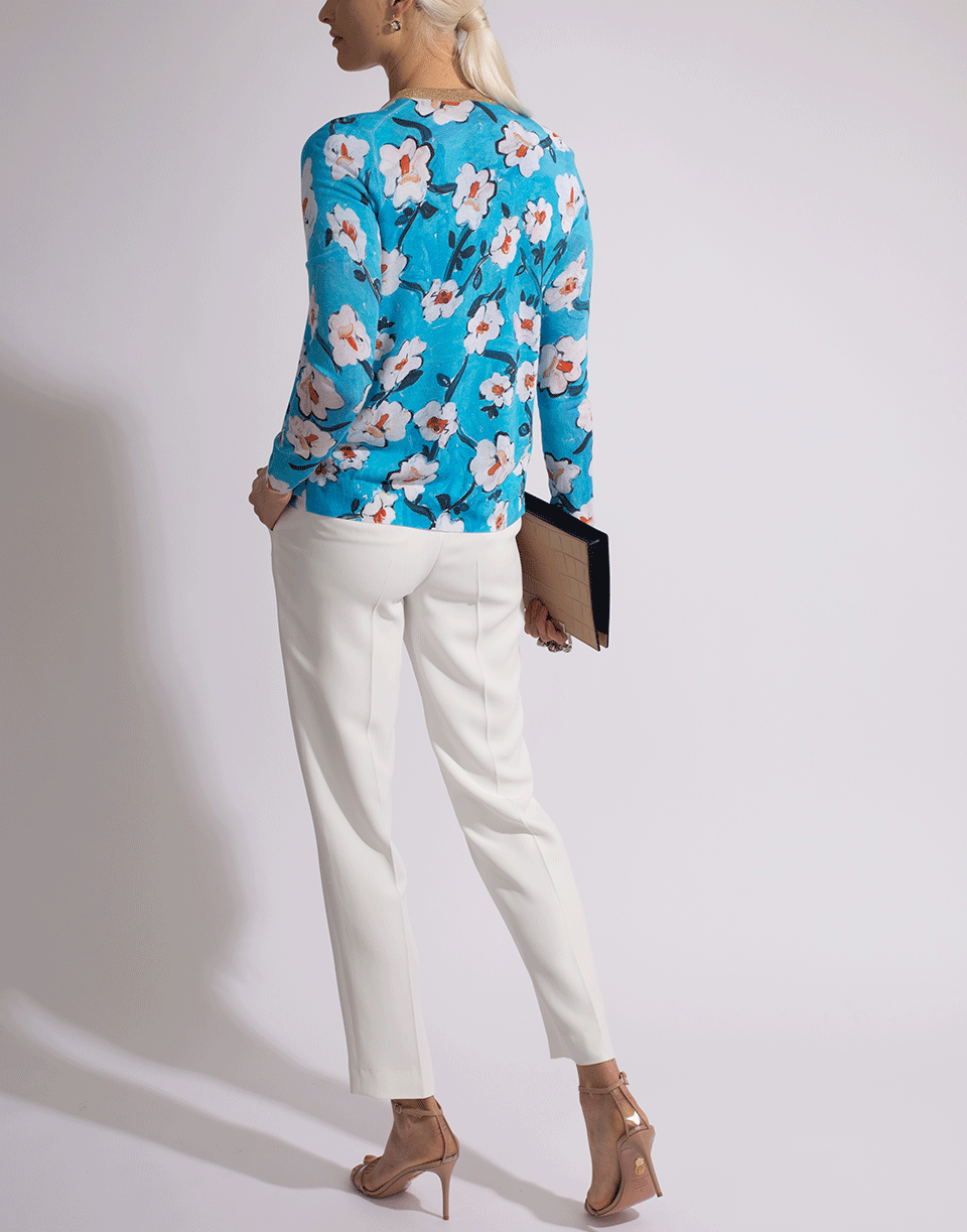 ESCADA-Siemara Floral Print Cardigan-
