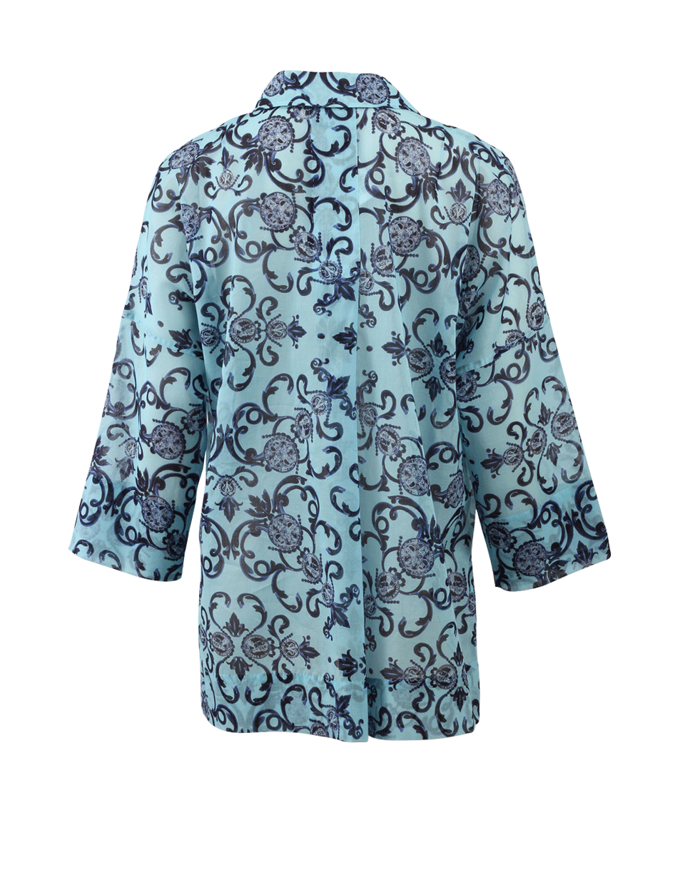 ESCADA-Nizza Print Top-