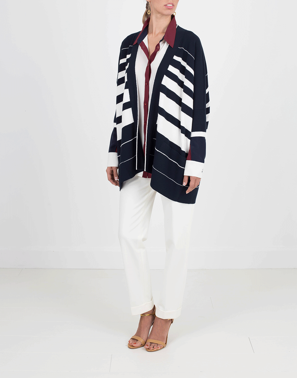 ESCADA-Selera Poncho Cardigan-