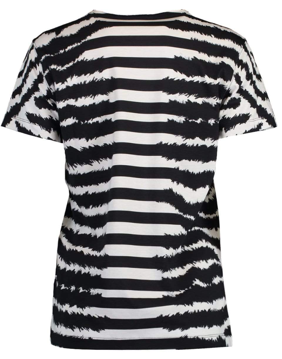 ESCADA SPORT-Eroka Short Sleeve Zebra Print Tee-