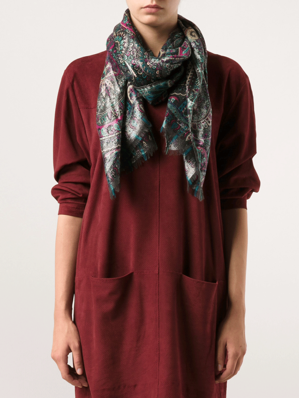 ETRO-Dhely Scarf-PURPLE