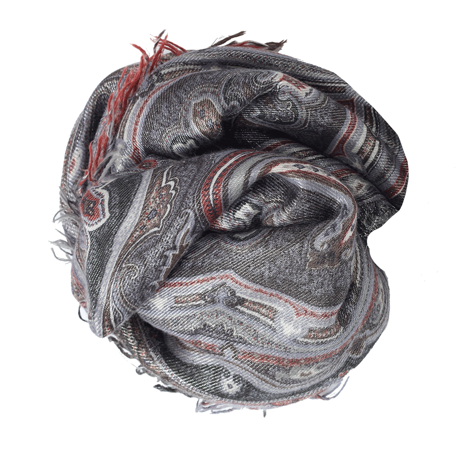 ETRO-Bombay Scarf-REDMULTI