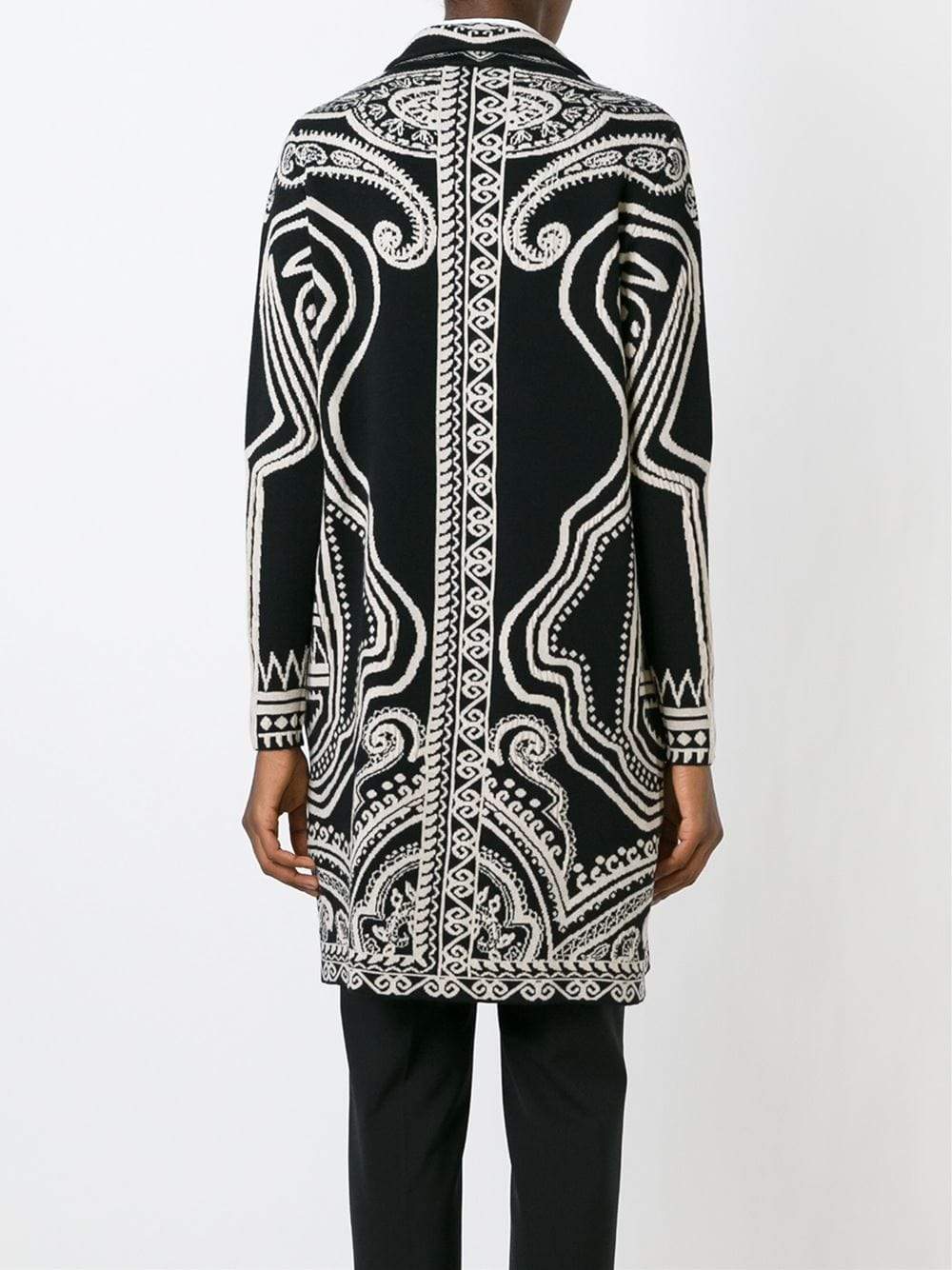 ETRO-Fitted Knit Coat-