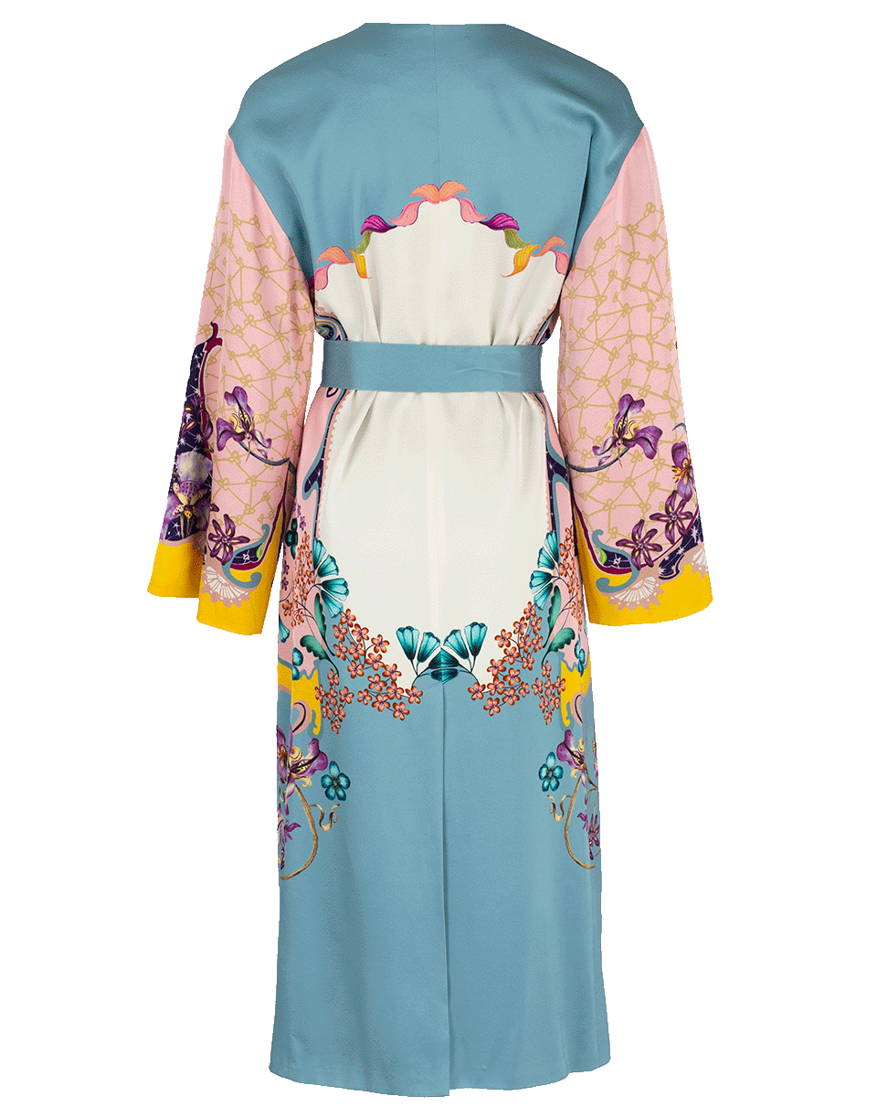 ETRO-Lilac Floral Print Coat-