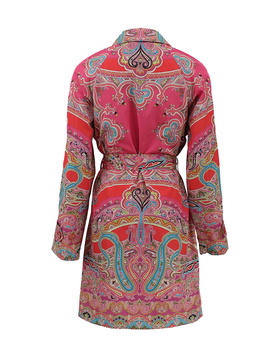 ETRO-Belted Paisley Trench-