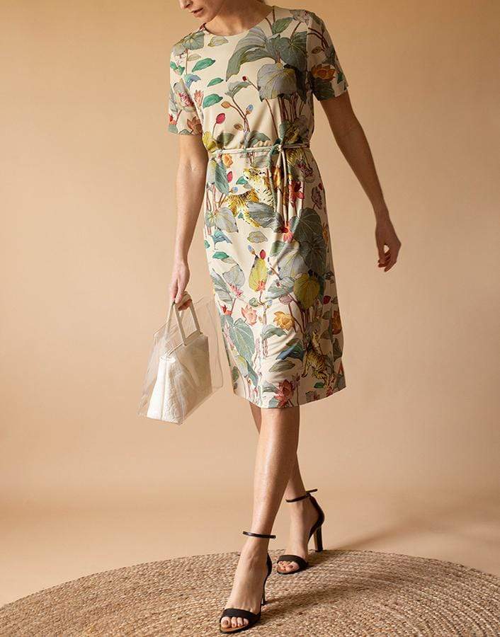 ETRO-Jungle Print Jersey Dress-