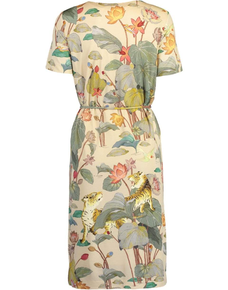 ETRO-Jungle Print Jersey Dress-