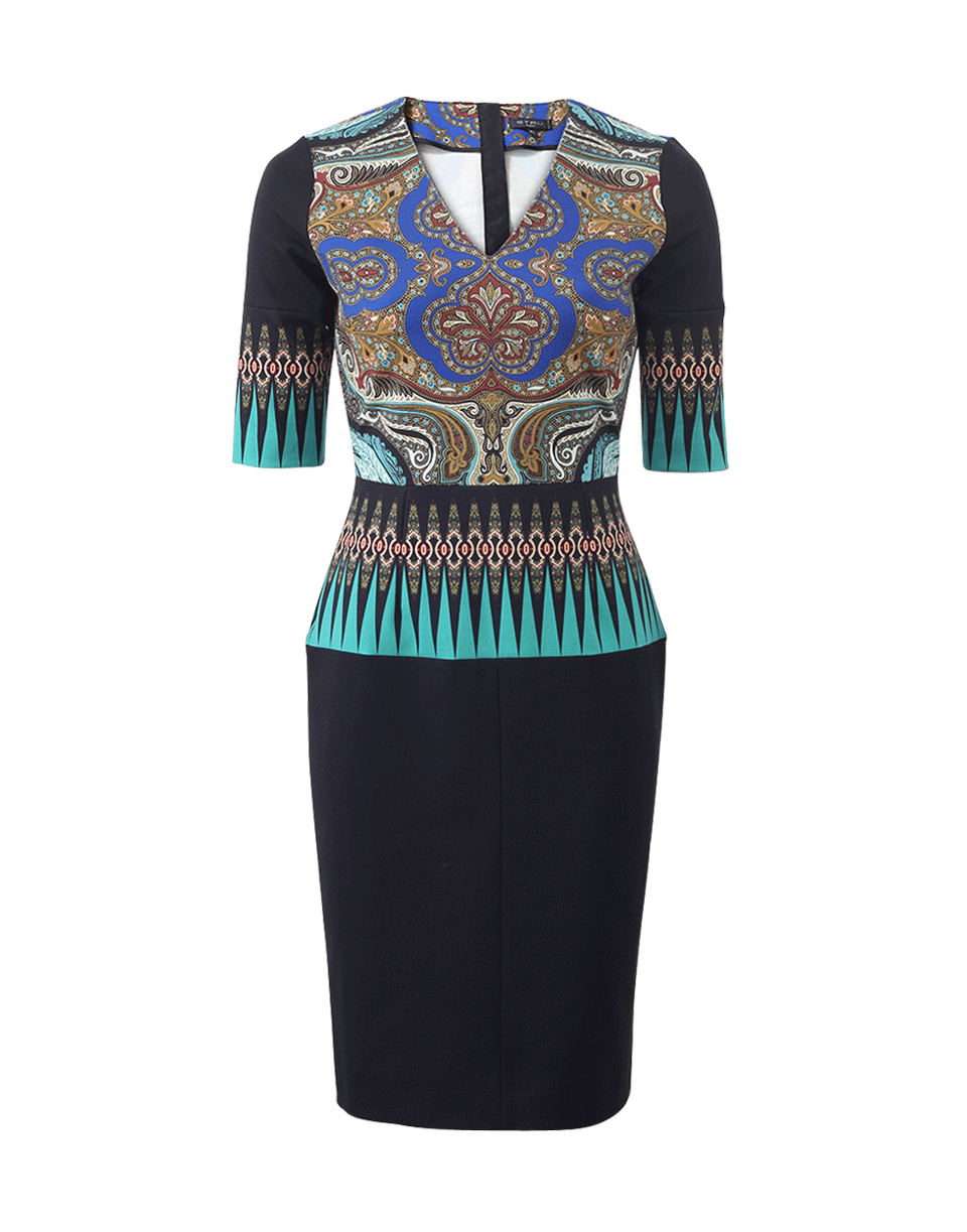 ETRO-Paisley Jersey Dress-