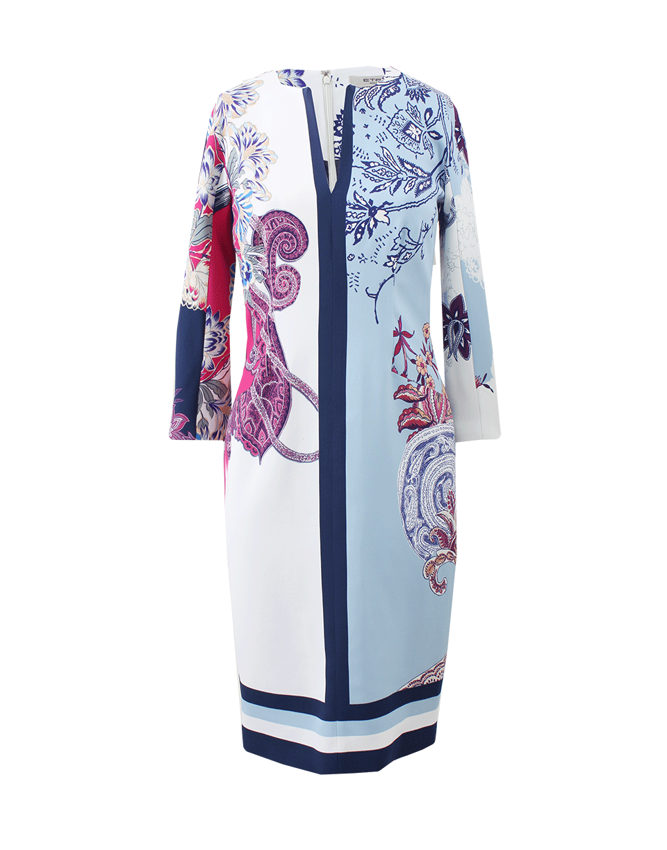 ETRO-Fitted Print Dress-