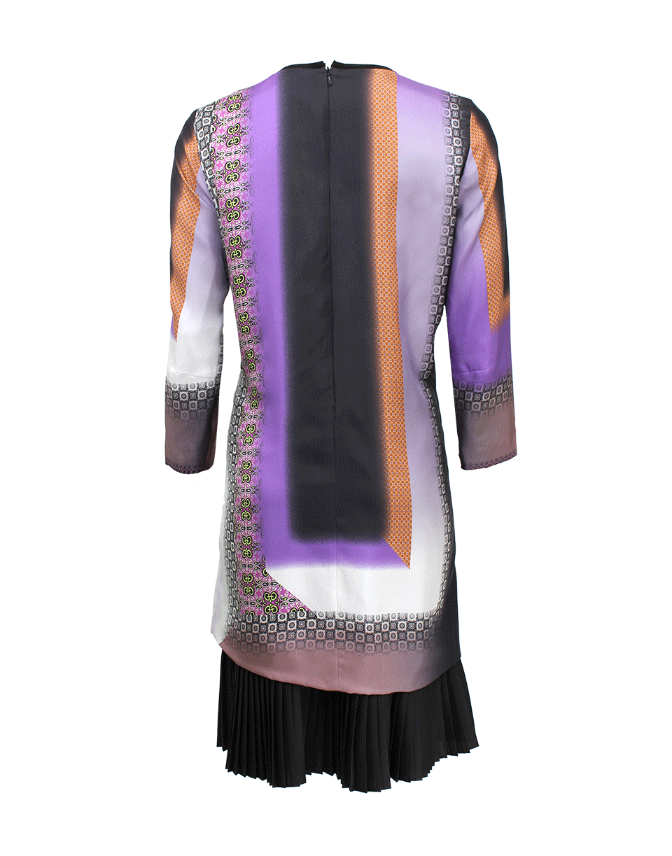 ETRO-Drop Waist Mini Pleat Sheath Dress-