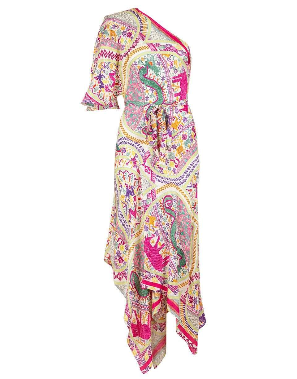 ETRO-One Shoulder Asymmetrical Abiti Dress-