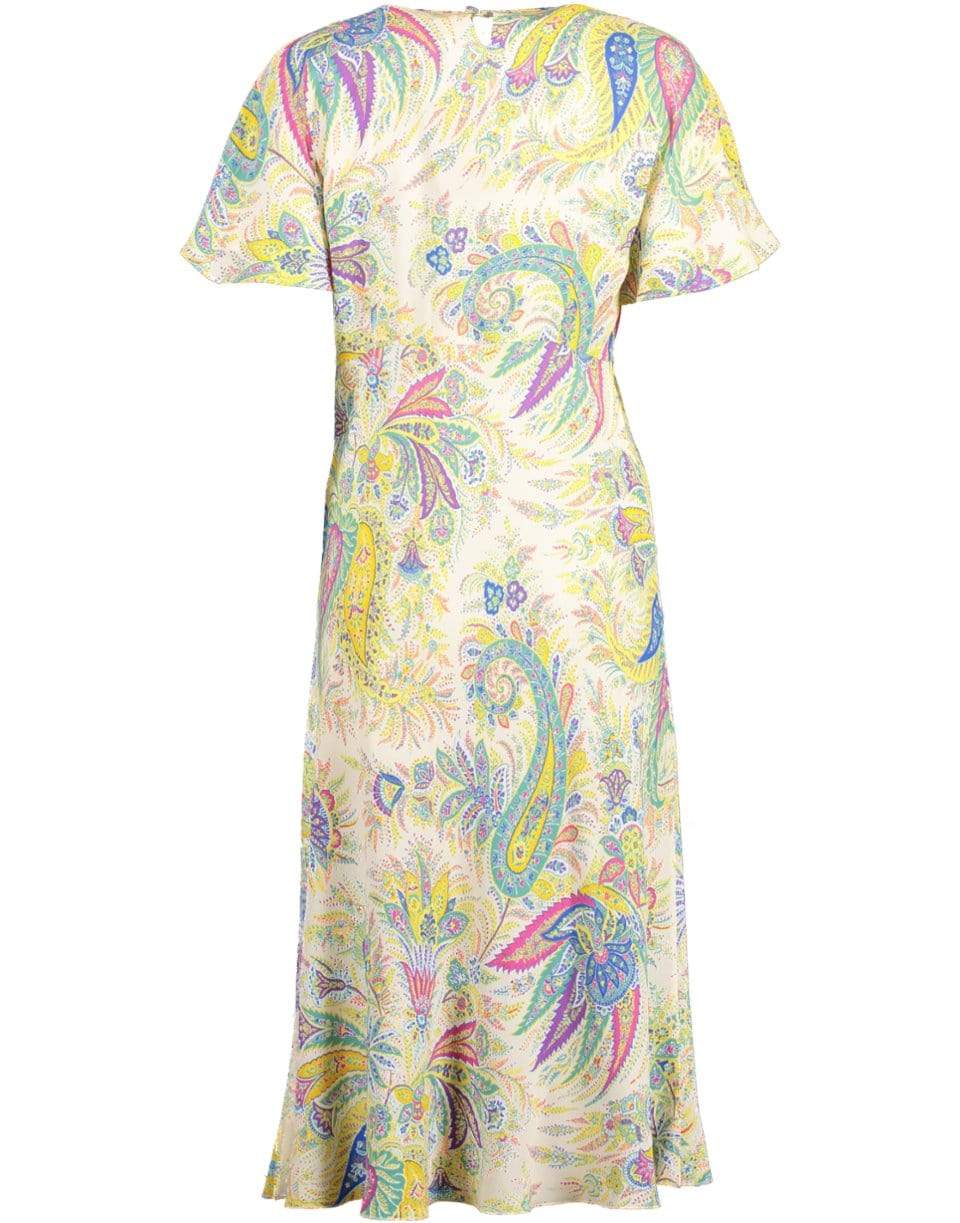 ETRO-Paisley Print Midi Dress-