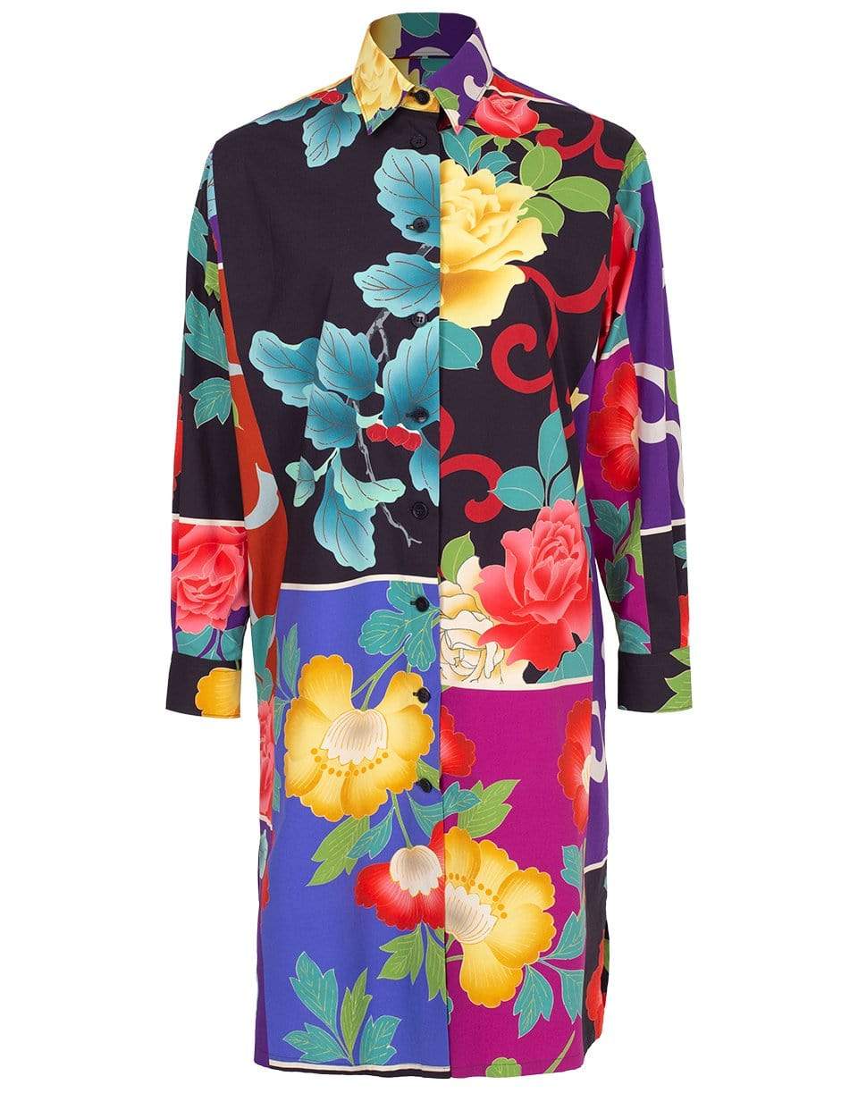 ETRO-Printed Cotton Shirtdress-