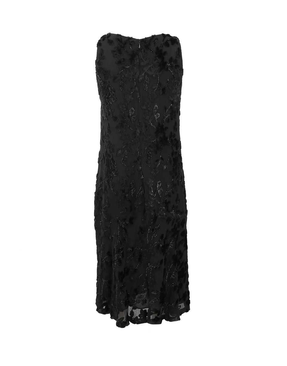 ETRO-Devore Flounce Hem Dress-