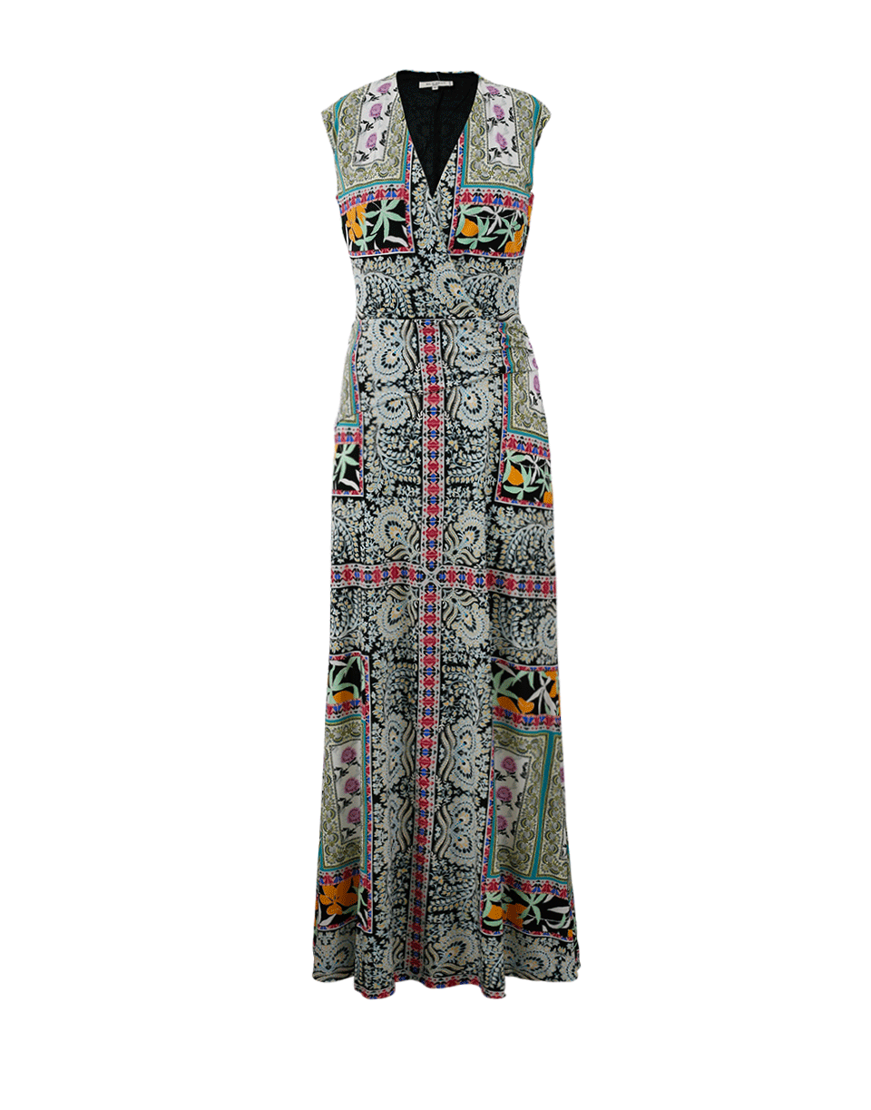 ETRO-Paisley Jersey Gown-