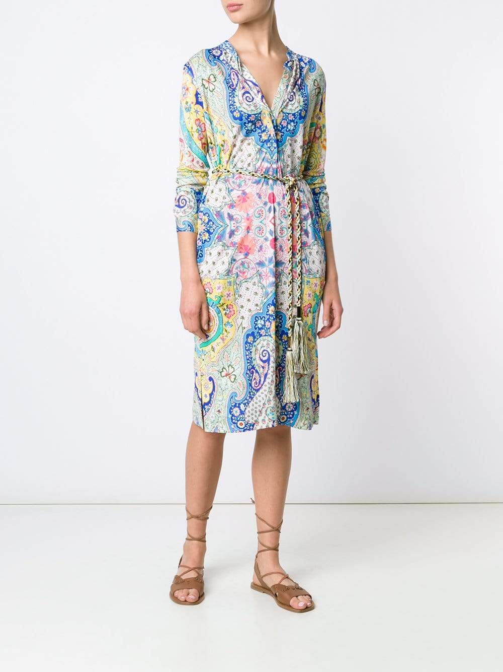 ETRO-Henley Print Dress-