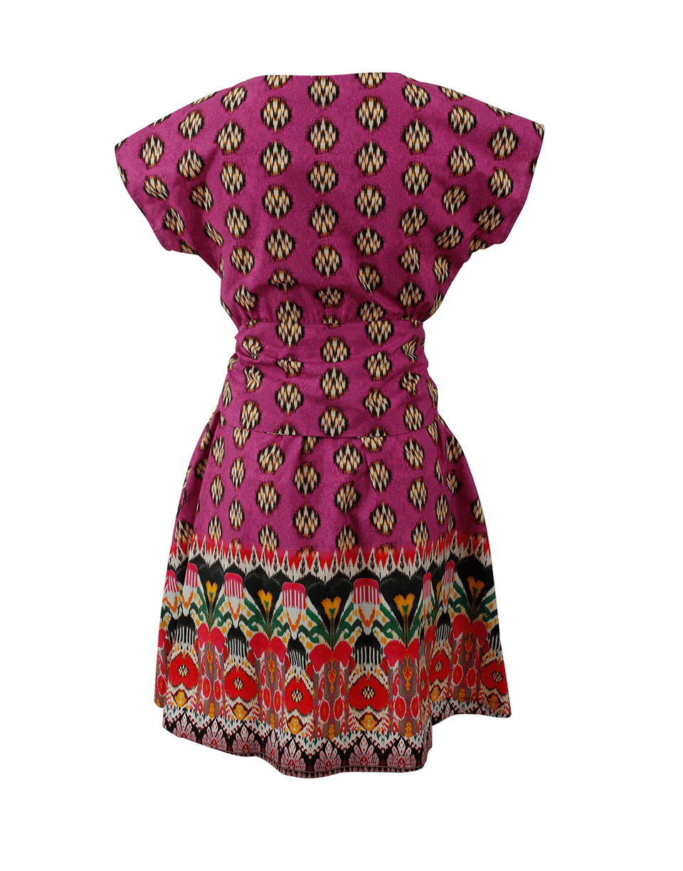 ETRO-Pink Print Cotton Dress-