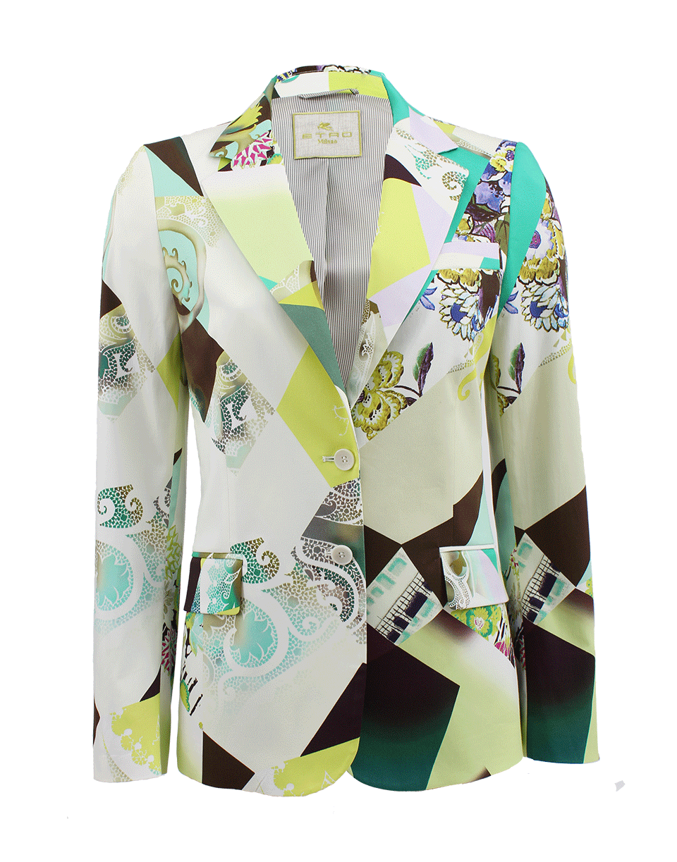ETRO-Classic Paisley Blazer-