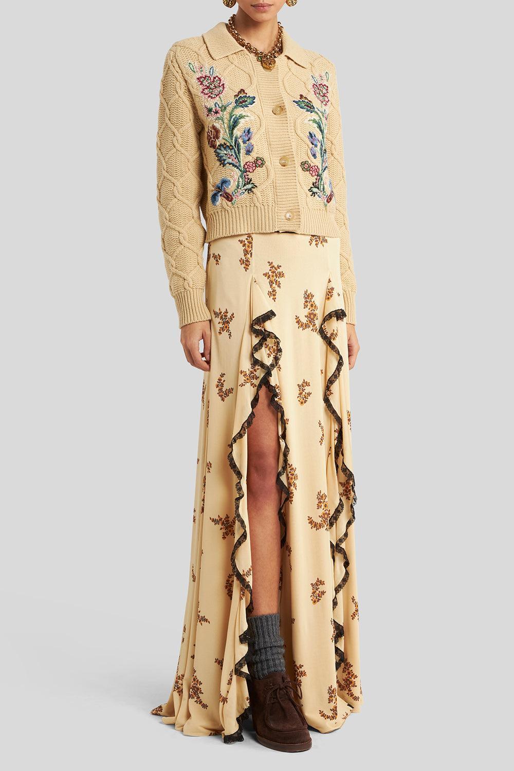Knit Collared Jacket-BEIGE-38-CLOTHINGJACKETCASUAL-ETRO