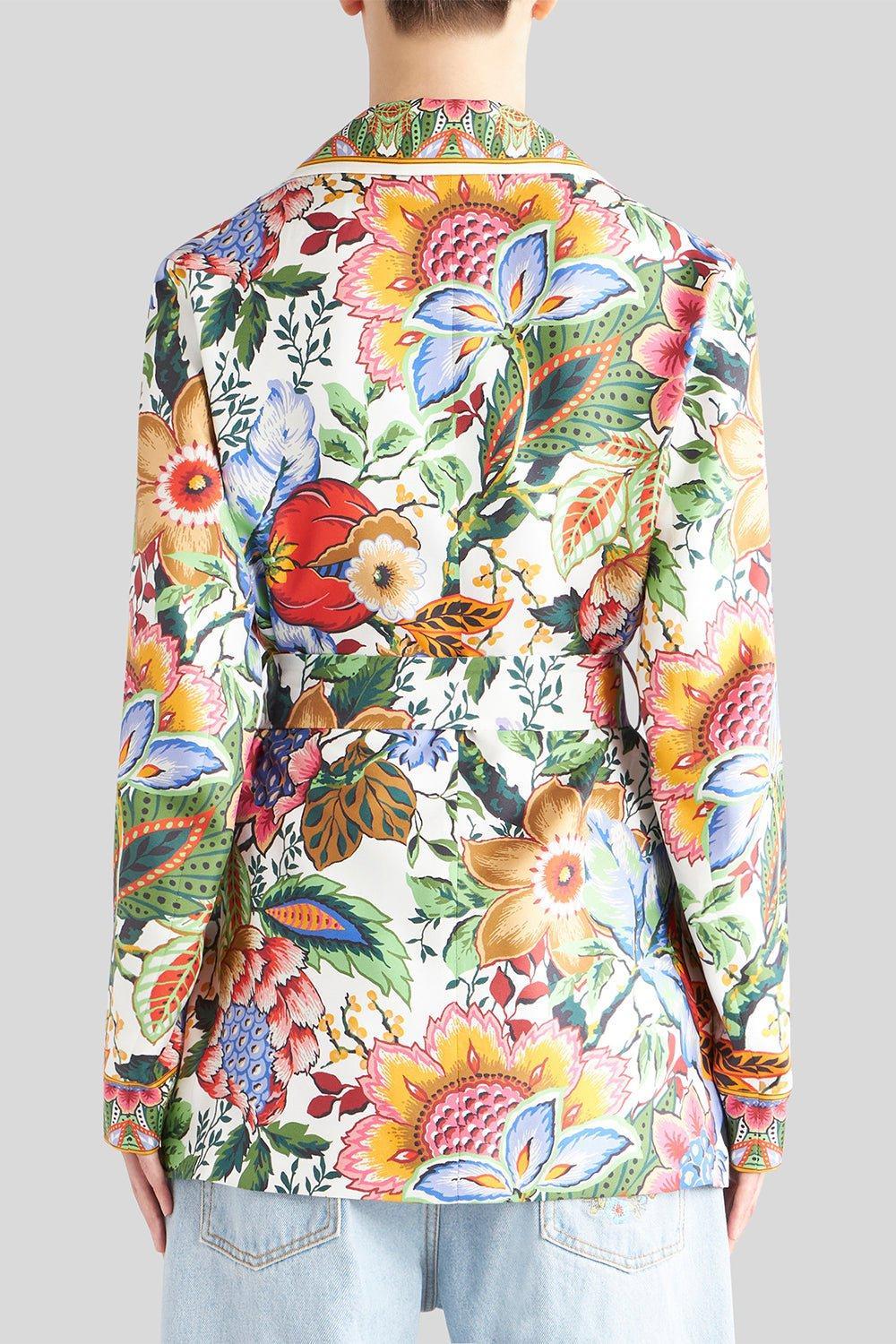 ETRO-Printed Wrap Around Jacket-