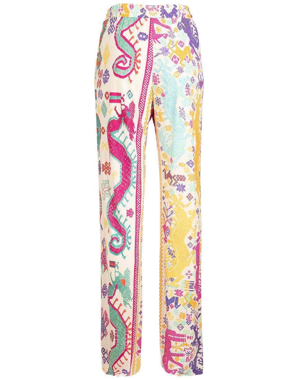 ETRO-Patmos Printed Jersey Palazzo Pants-