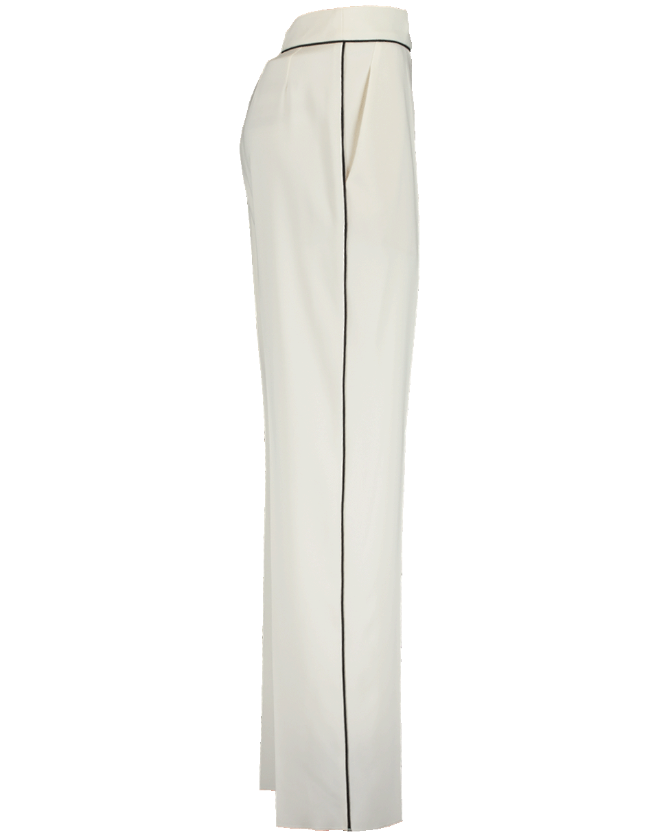 ETRO-Black Piping Side Zip Pant-