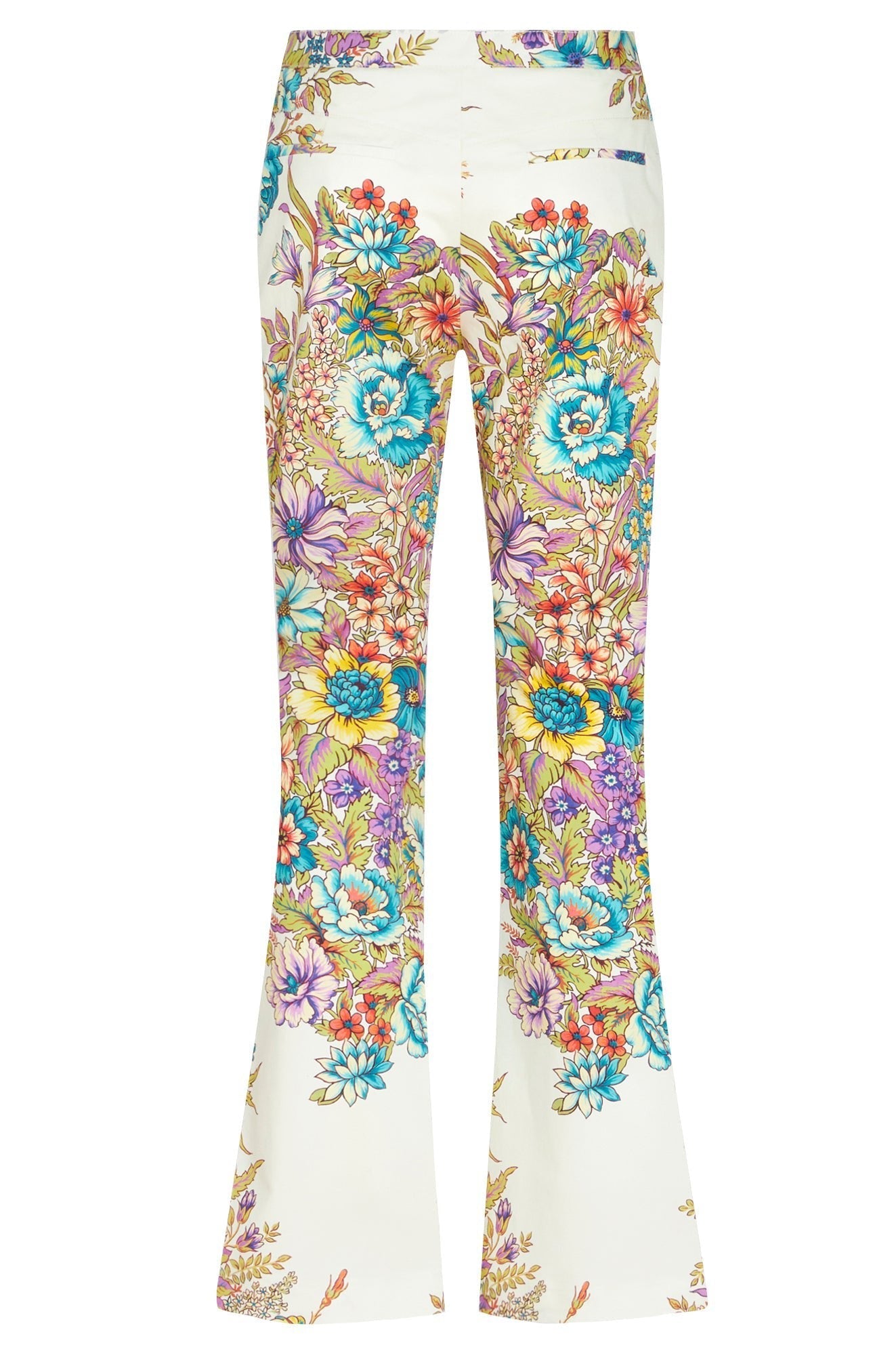 ETRO-Floral Crop Flare Pant-