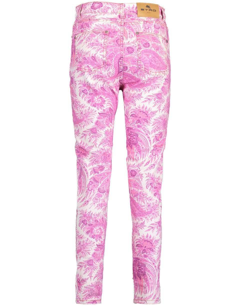 ETRO-Paisley Print Skinny Jean-