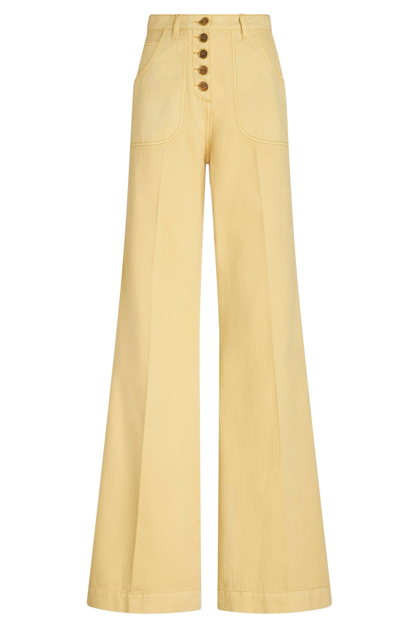 ETRO-Five Button Flare Pant-