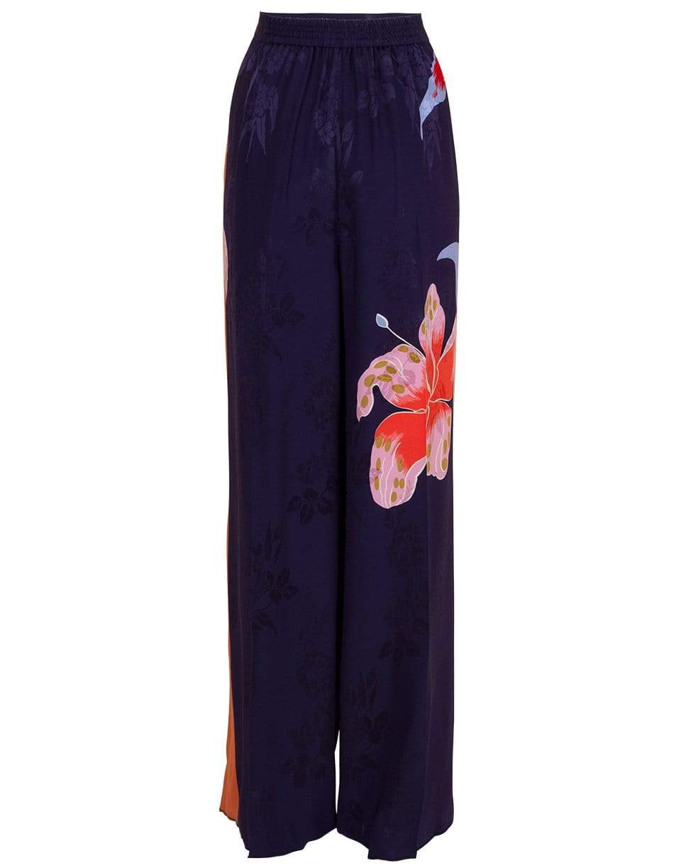 ETRO-Jacquard Floral Print Pant-