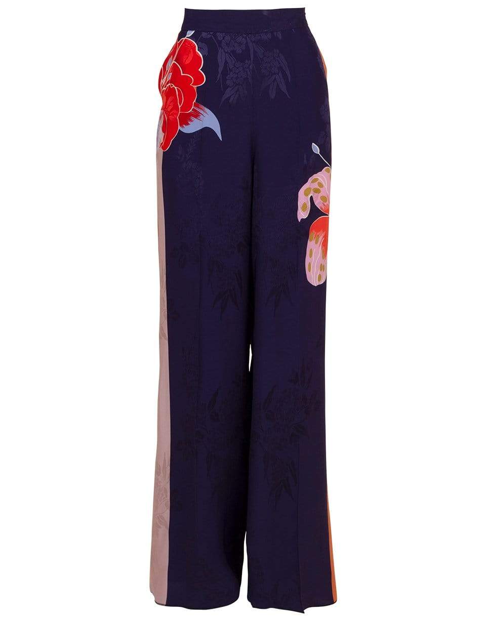 ETRO-Jacquard Floral Print Pant-