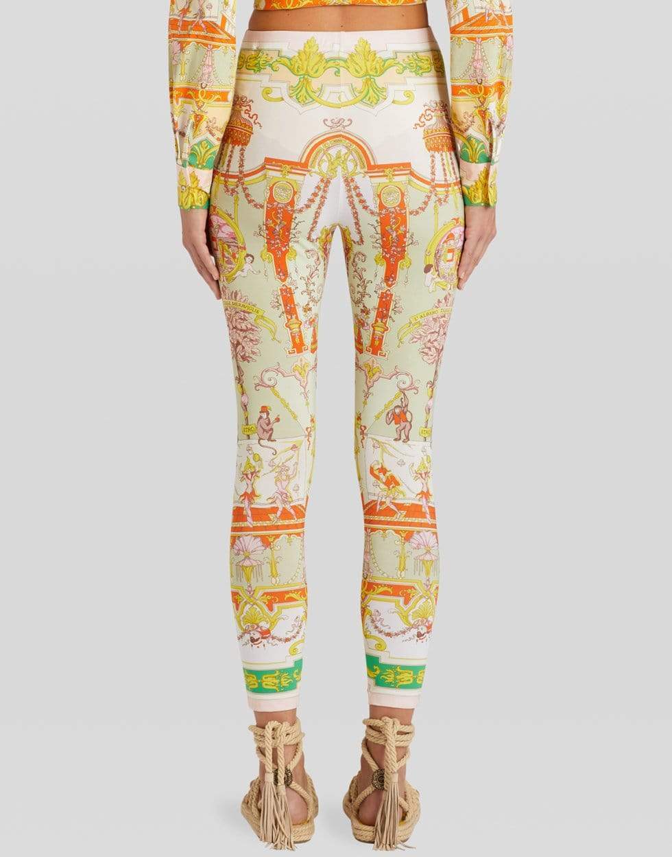 ETRO-Tree of Wonders Printed Leggings-