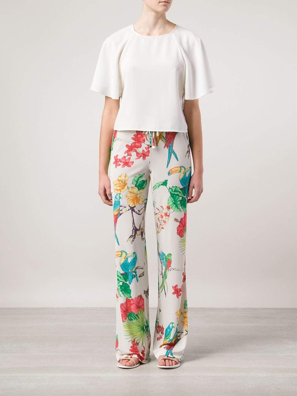 ETRO-Drawstring Jersey Pant-