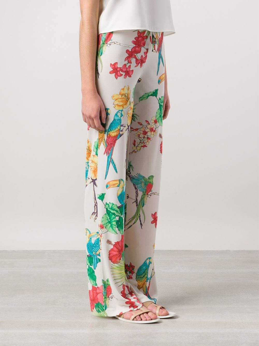 ETRO-Drawstring Jersey Pant-