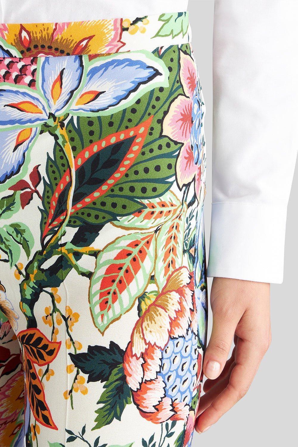 ETRO-Floral Slim Fit Pant-