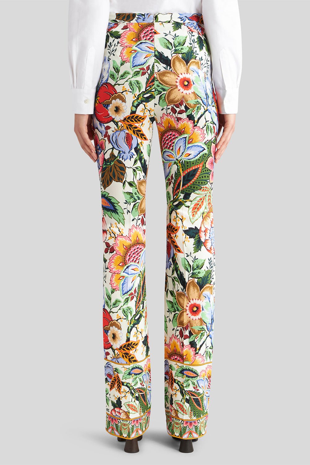 ETRO-Floral Slim Fit Pant-