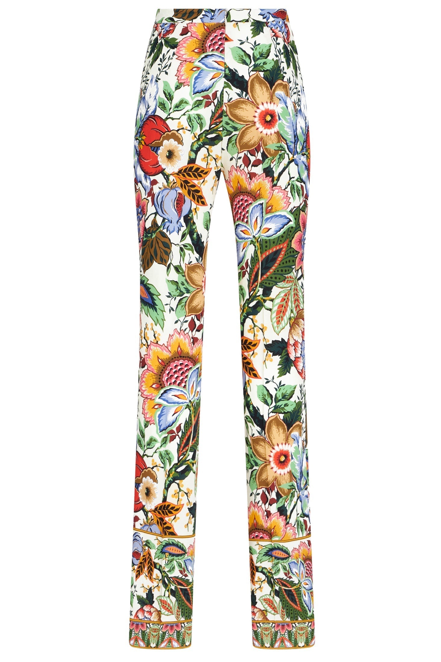 ETRO-Floral Slim Fit Pant-
