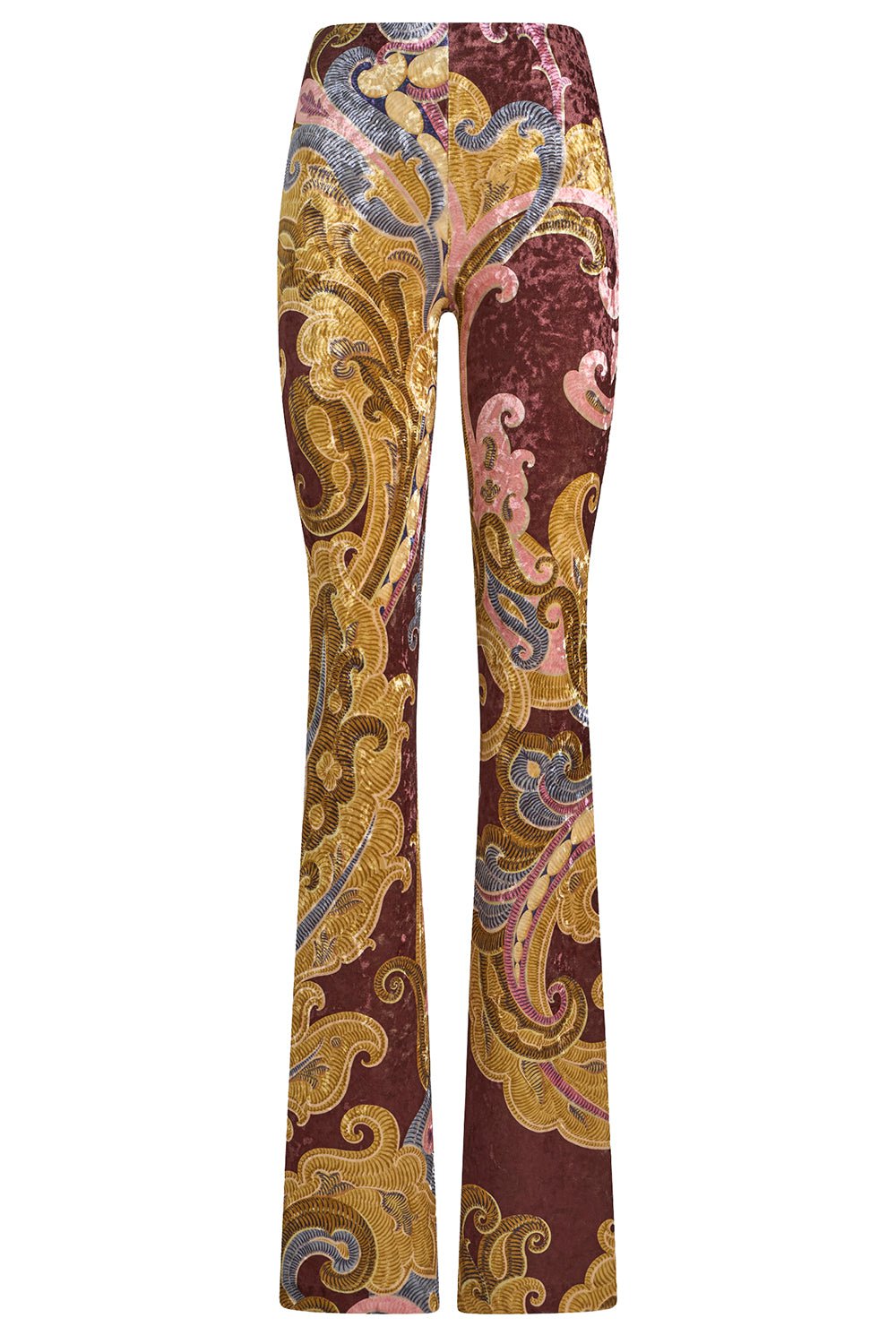 ETRO-Side Zip Flare Pant-