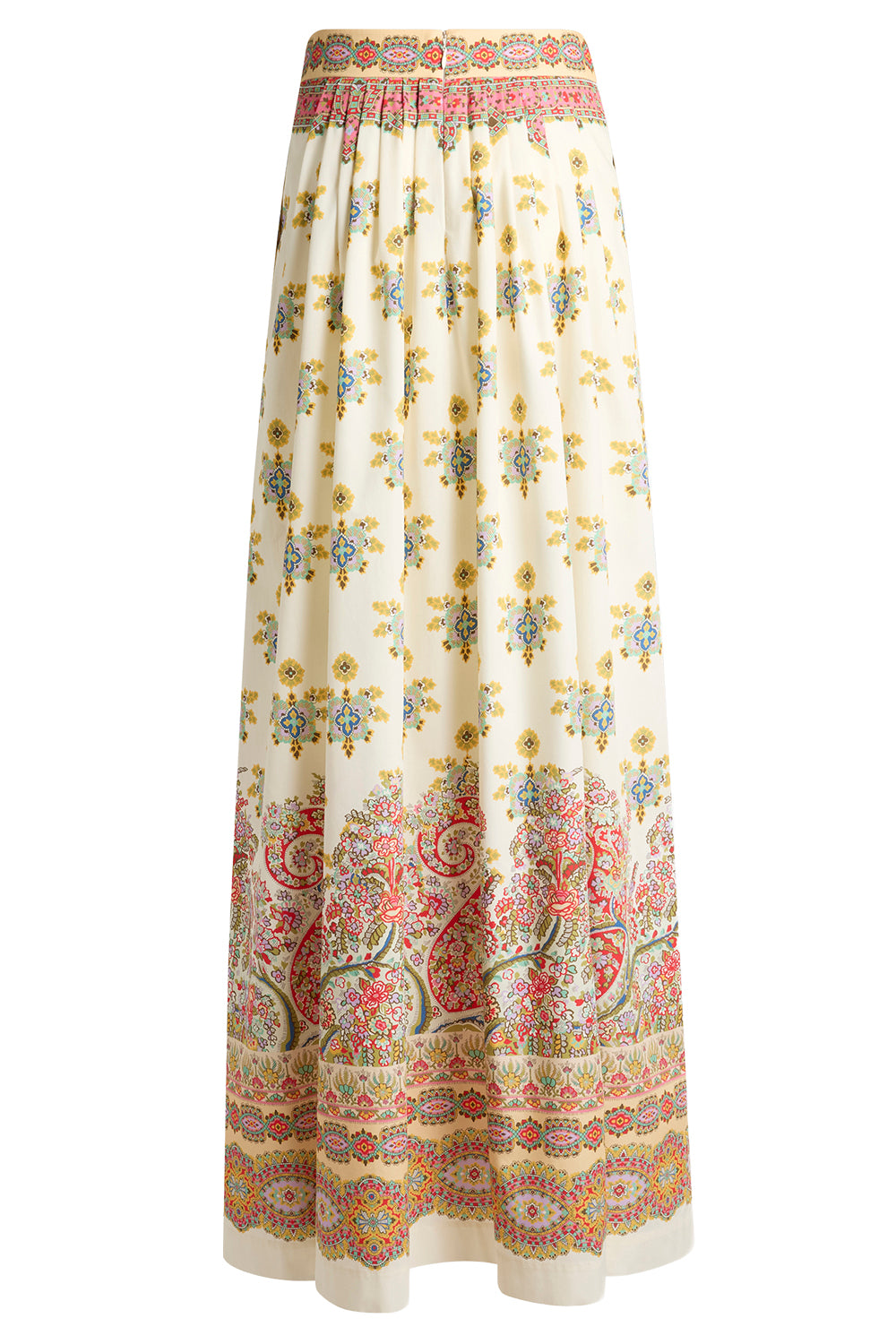 Paisley Border Print Maxi Skirt-GEOMETRC-40-CLOTHINGSKIRTMAXI-ETRO