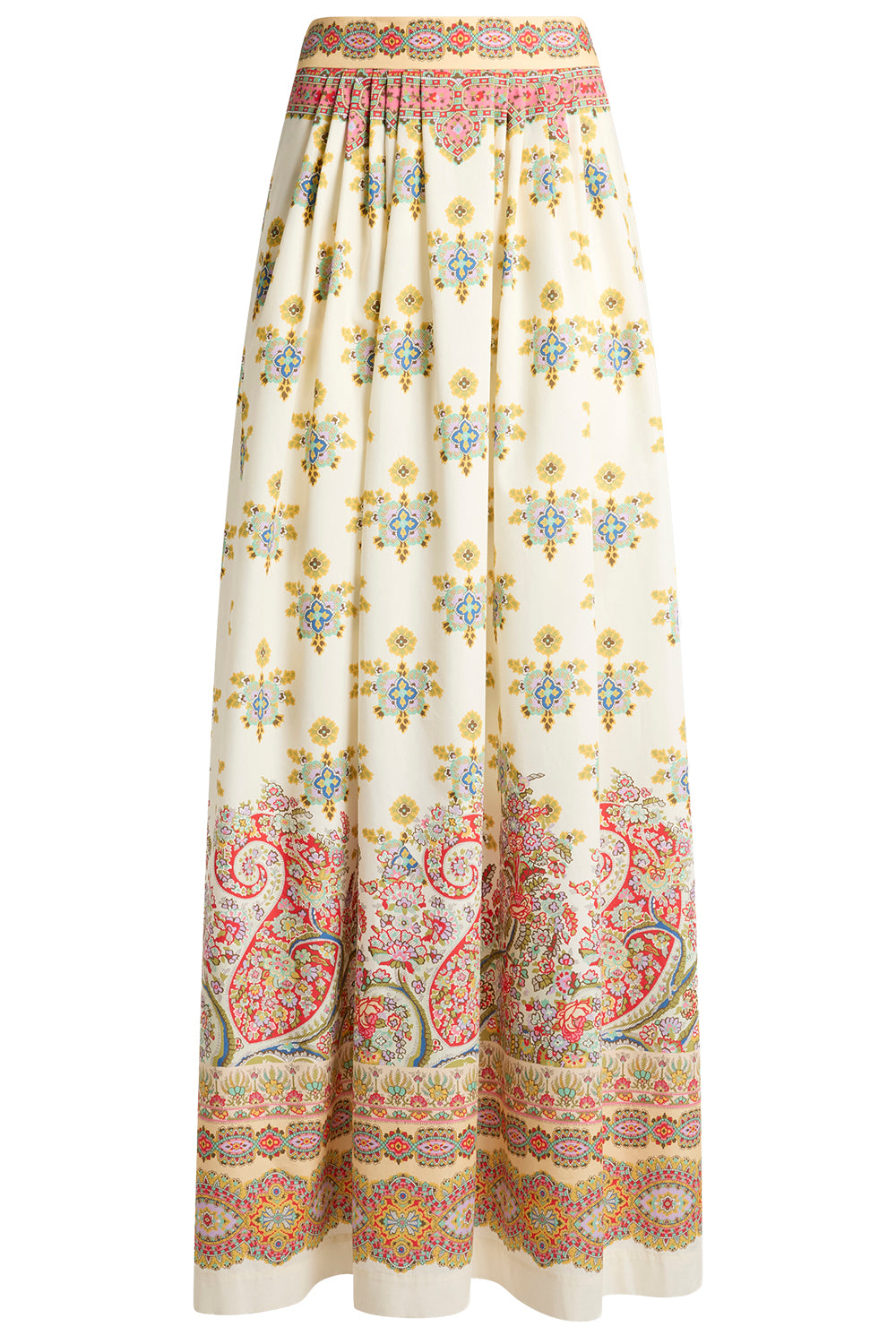 Paisley Border Print Maxi Skirt-GEOMETRC-40-CLOTHINGSKIRTMAXI-ETRO