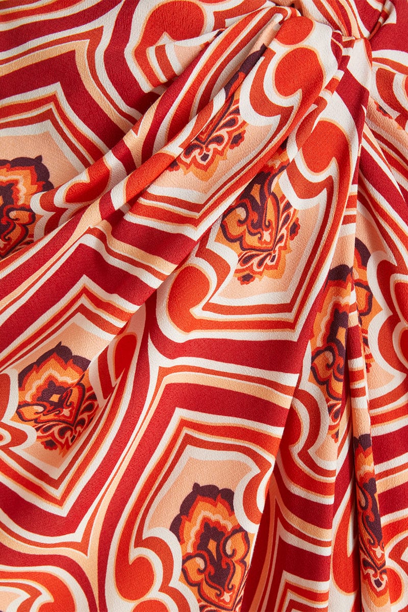 ETRO-Chakra Sarong Midi Skirt-
