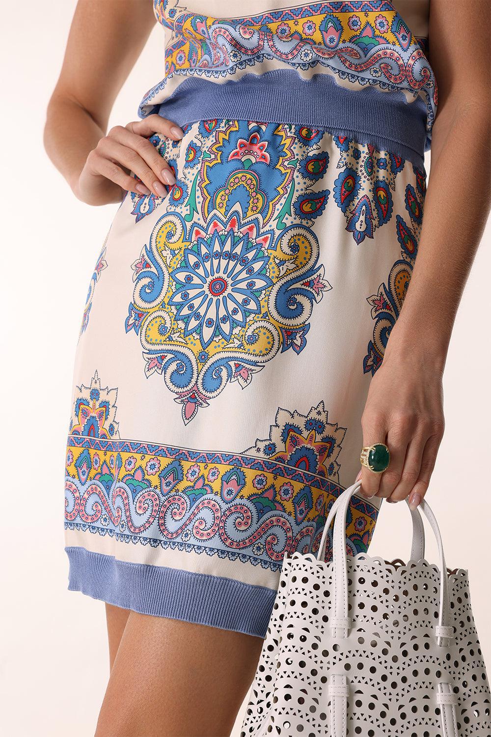 Printed Mini Skirt-PERVINCA-38-CLOTHINGSKIRTMINI-ETRO