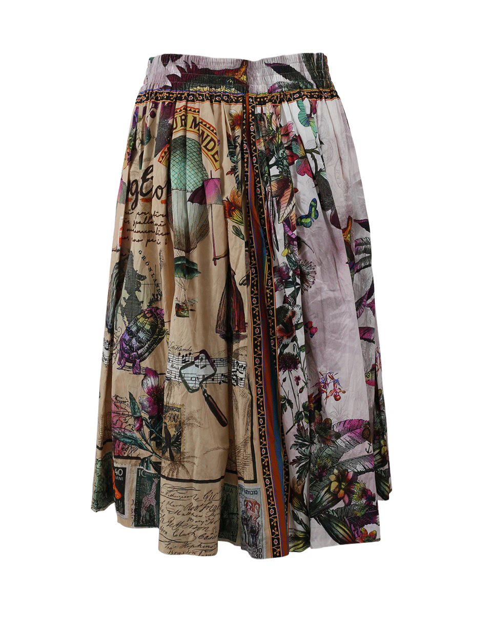 ETRO-Balloon Print Skirt-