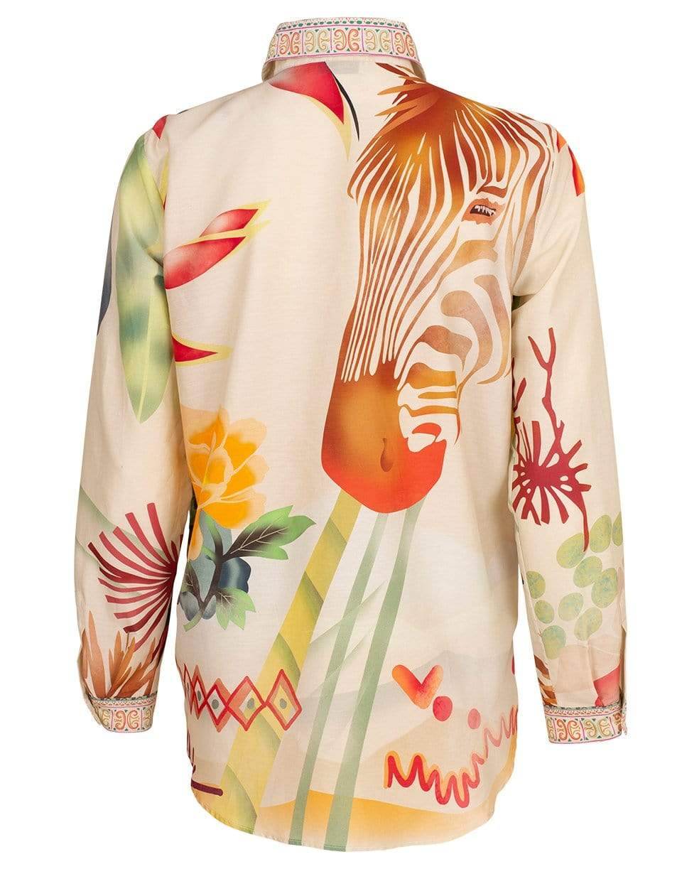 ETRO-Boyfriend Animal Print Blouse-