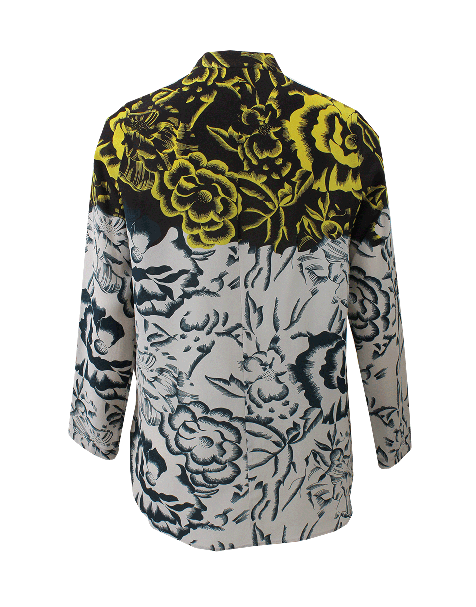 ETRO-Long Sleeve Silk Blouse-