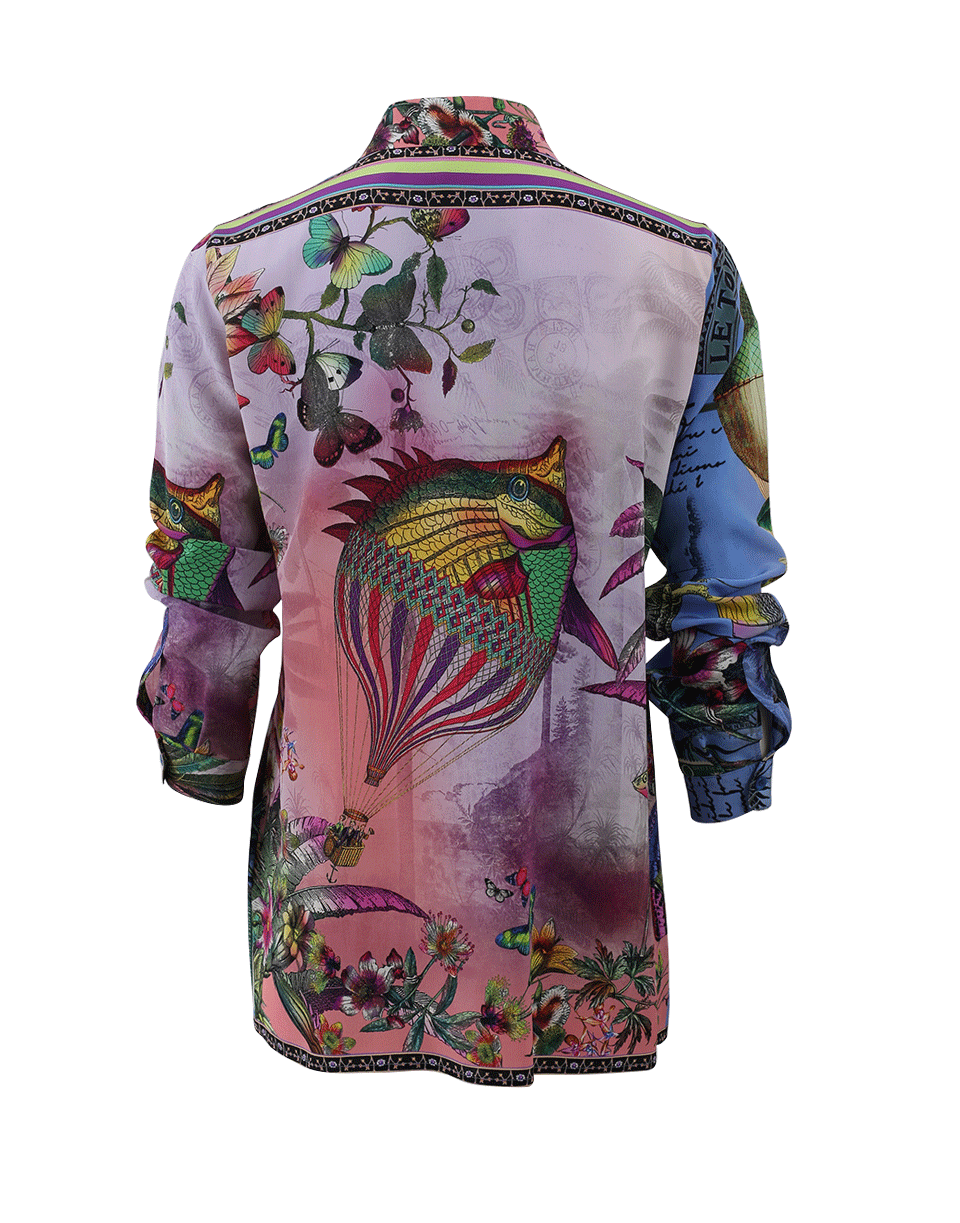 ETRO-Balloon Print Blouse-