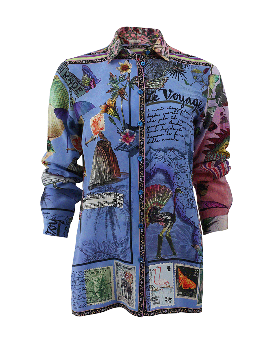 ETRO-Balloon Print Blouse-