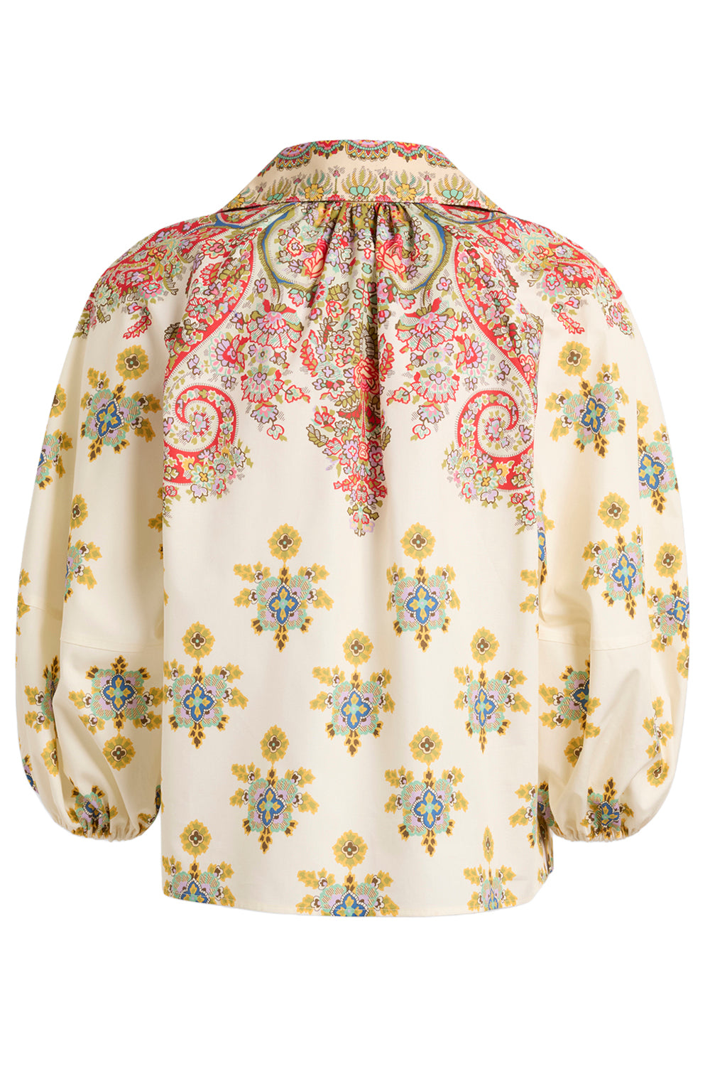 Floral Medallion Print Blouse-GEOMETRC-36-CLOTHINGTOPBLOUSE-ETRO