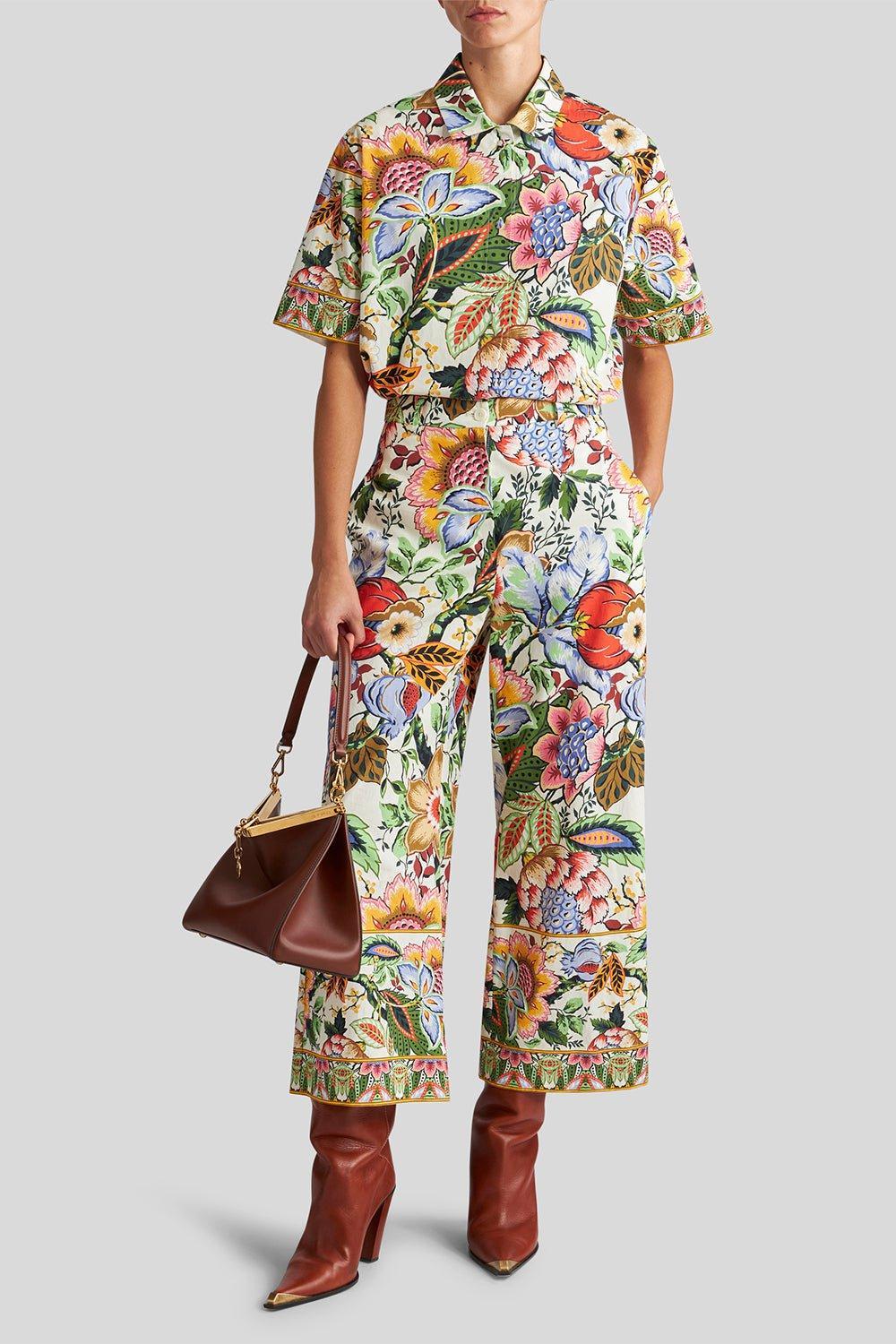 ETRO-Short Sleeve Camper Shirt-