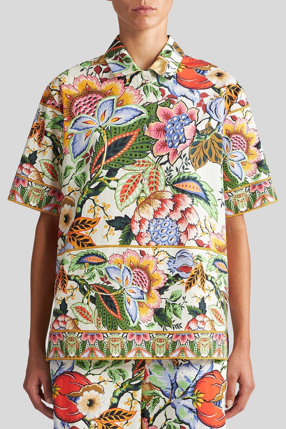 ETRO-Short Sleeve Camper Shirt-
